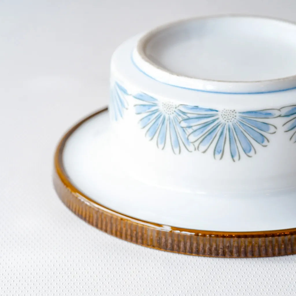 作地未詳｜淡彩色｜菊文様｜ペンダントライト