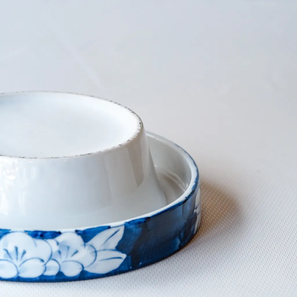 作地未詳｜梅文様｜染付｜ペンダントライト