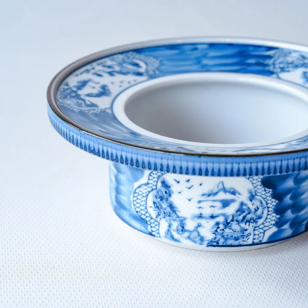 有田焼｜清陶苑｜山水図｜染付｜ペンダントライト