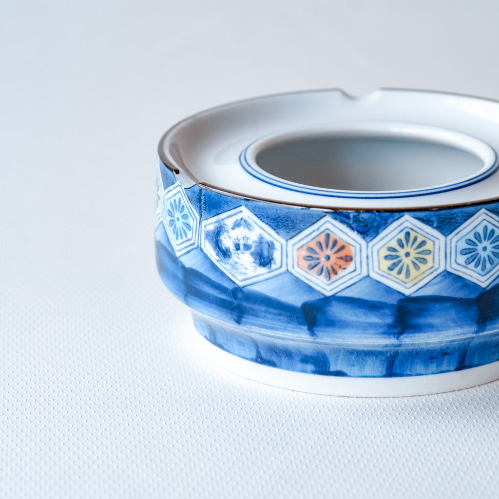 有田焼｜清陶苑｜染付｜亀甲｜ペンダントライト