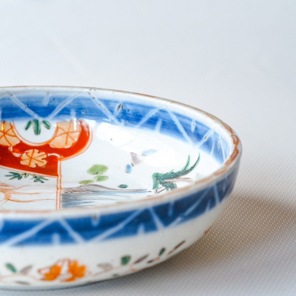 古伊万里？｜骨董｜色絵｜中皿｜ペンダントライト