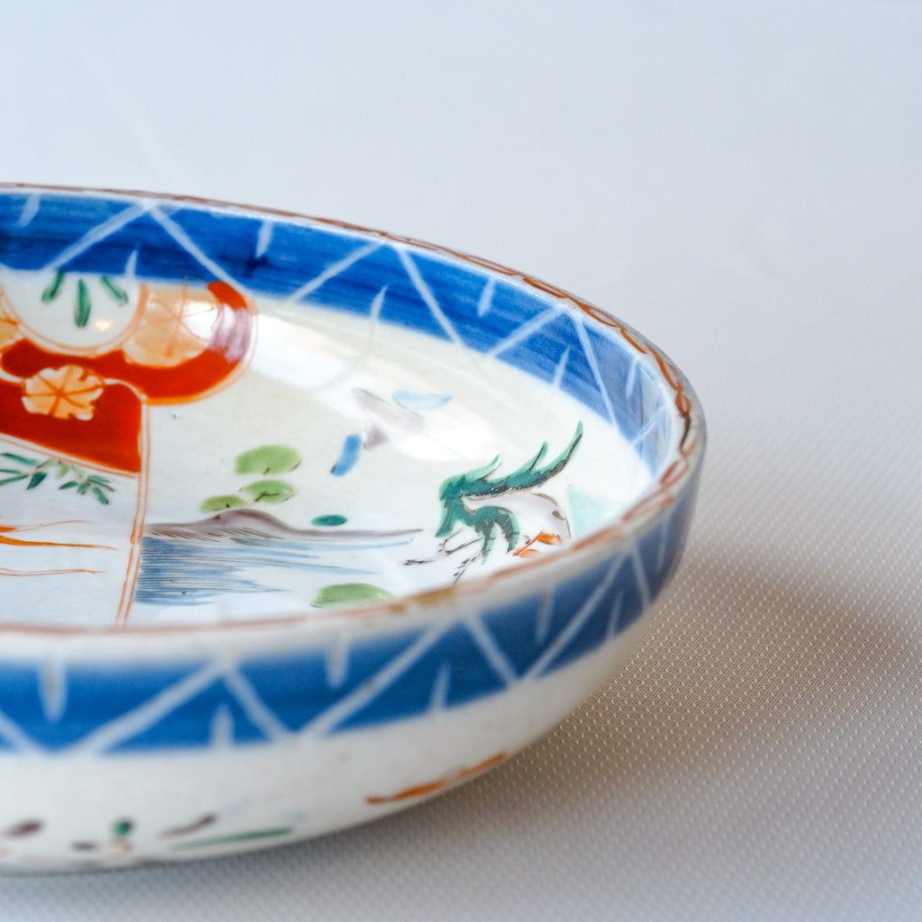 古伊万里？｜骨董｜色絵｜大皿｜ペンダントライト