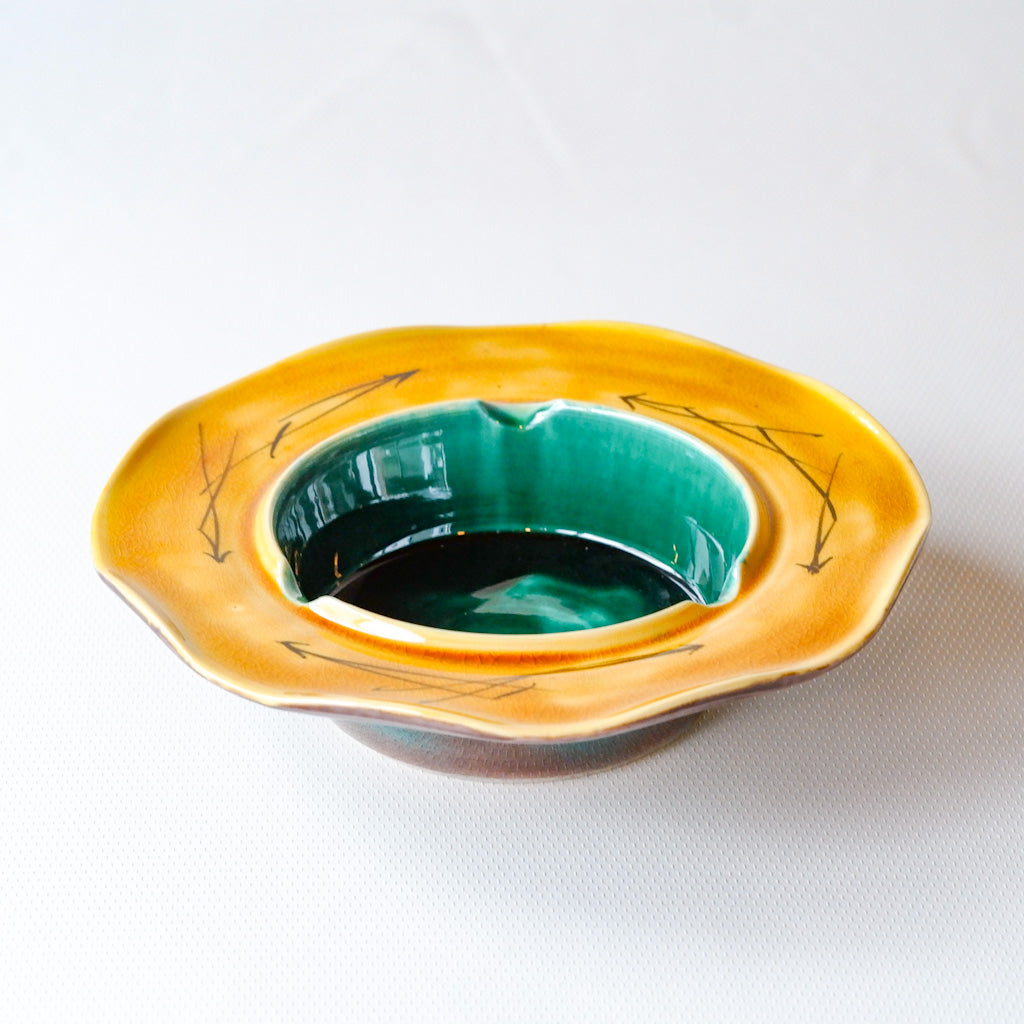 九谷焼｜色絵黄彩釉｜作家物｜ペンダントライト