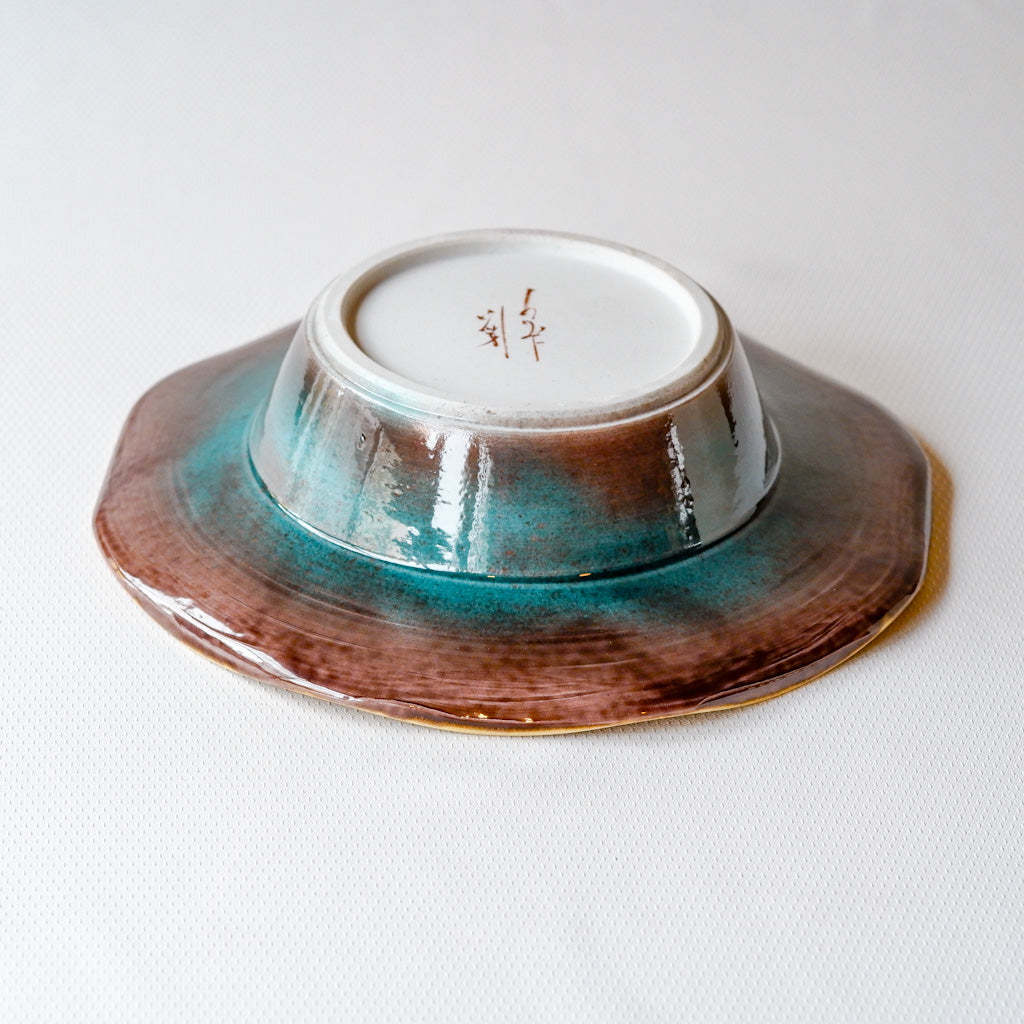 九谷焼｜色絵黄彩釉｜作家物｜ペンダントライト