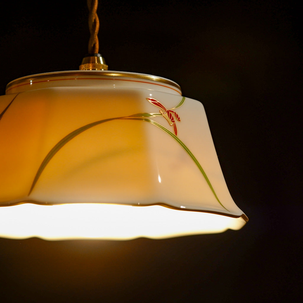 有田焼｜香蘭社｜八角形｜金彩｜ペンダントライト – アップサイクル