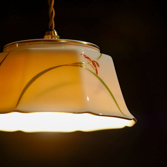 有田焼｜香蘭社｜八角形｜金彩｜ペンダントライト