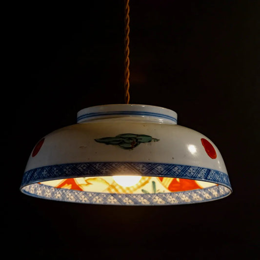 古伊万里？｜骨董｜色絵｜大鉢｜ペンダントライト