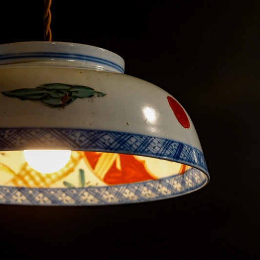 古伊万里？｜骨董｜色絵｜大鉢｜ペンダントライト