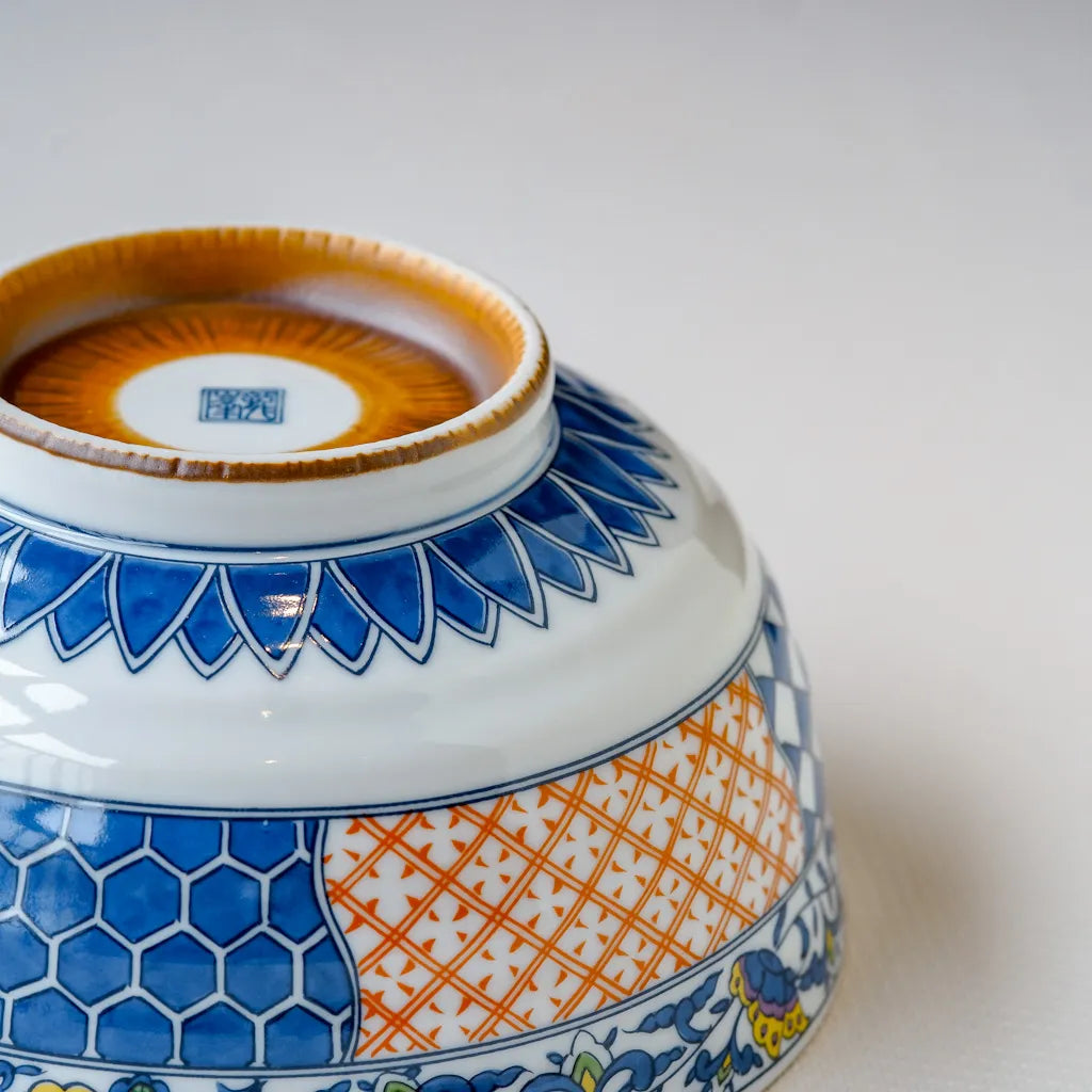 【早期購入】有田焼｜龍峯｜色絵｜丼②｜ペンダントライト