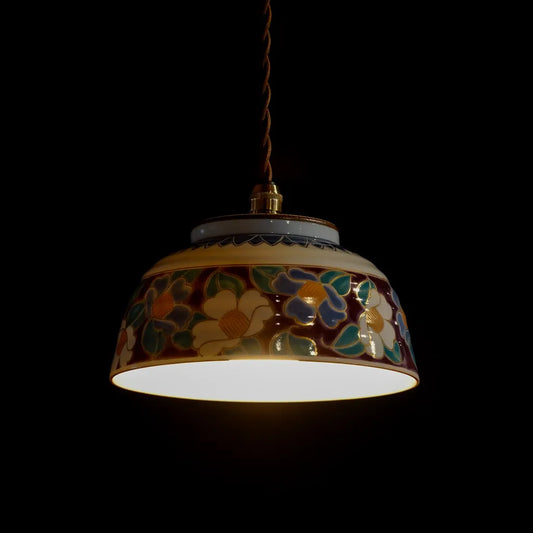 有田焼｜龍峯｜色絵｜丼③｜ペンダントライト