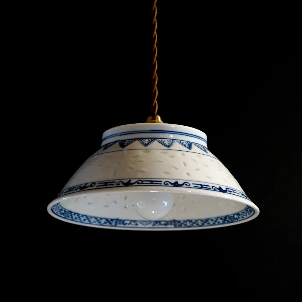 作地未詳｜蛍透｜蛍手｜ペンダントライト