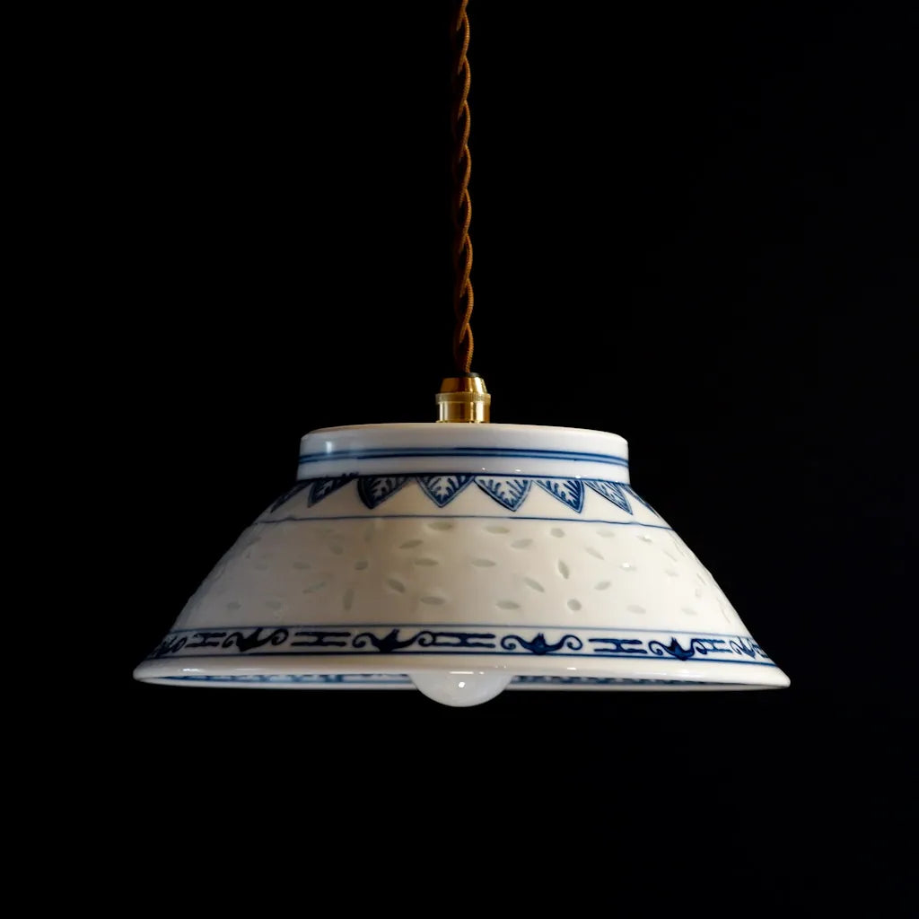 作地未詳｜蛍透｜蛍手｜ペンダントライト