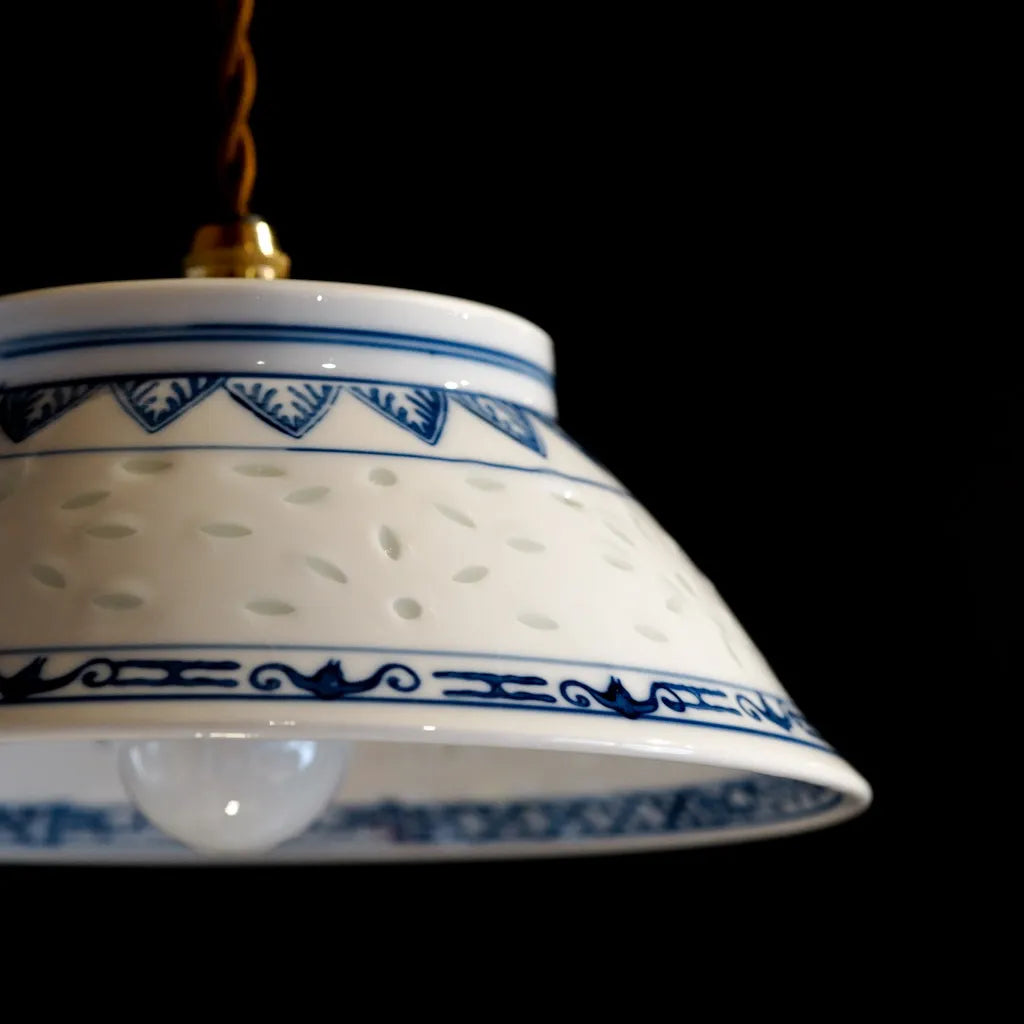 作地未詳｜蛍透｜蛍手｜ペンダントライト