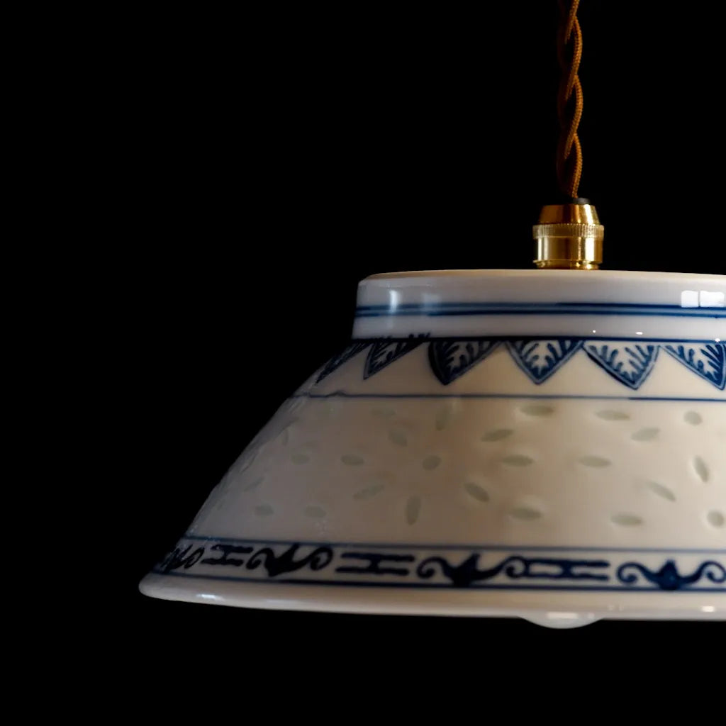 作地未詳｜蛍透｜蛍手｜ペンダントライト