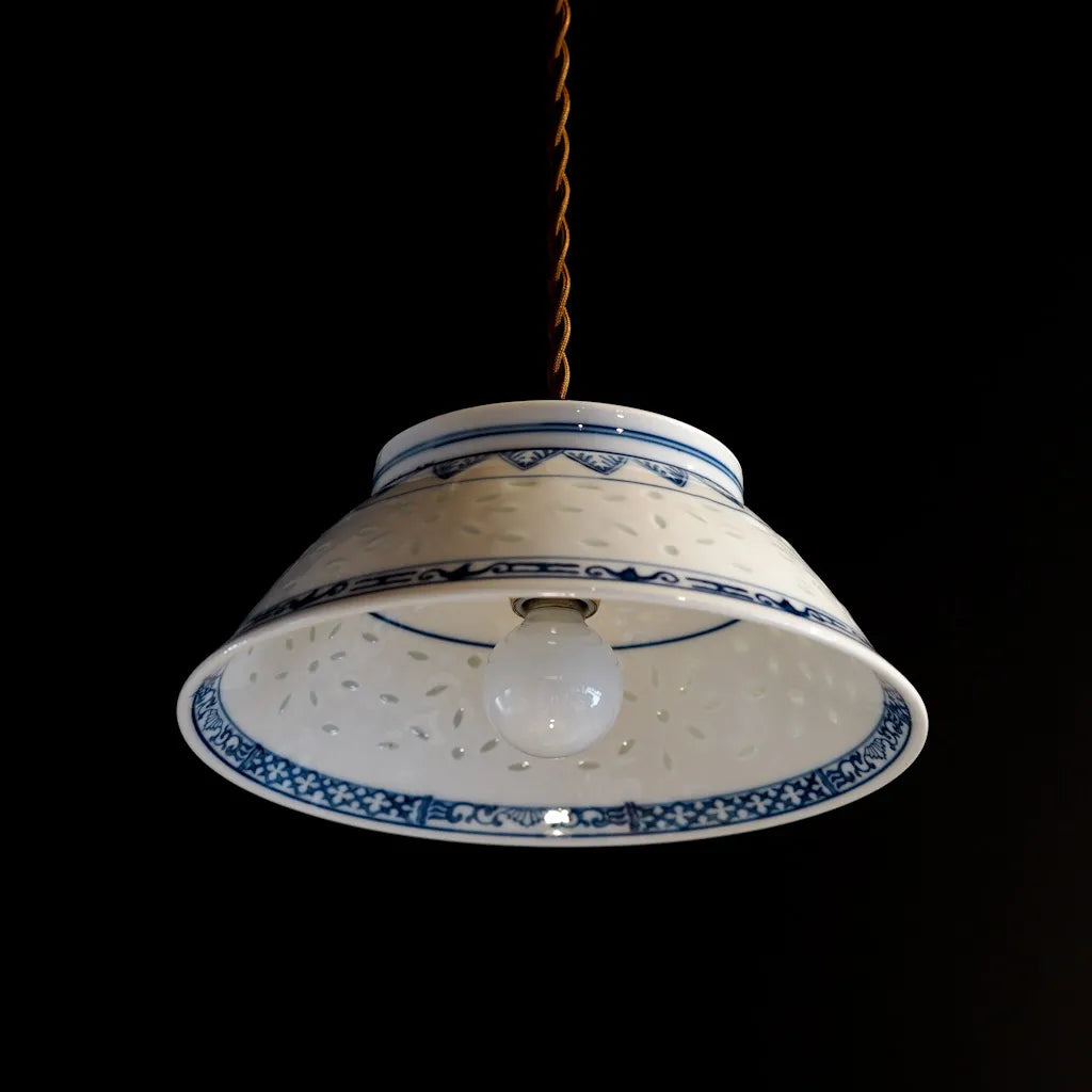 作地未詳｜蛍透｜蛍手｜ペンダントライト