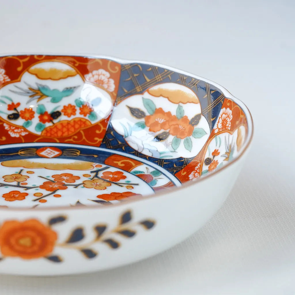 美濃焼｜庫山｜染錦｜古伊万里様式｜ペンダントライト