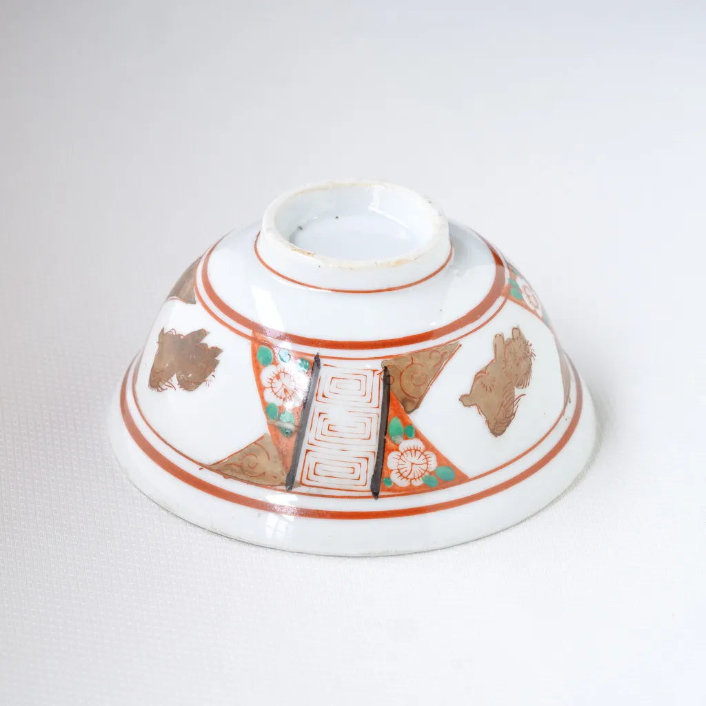 伊万里焼｜金彩赤絵｜骨董｜ペンダントライト