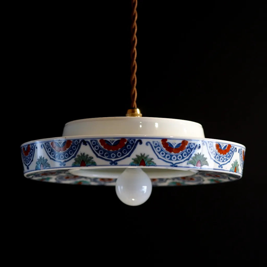 有田焼｜秀峰｜幾何学模様｜ペンダントライト