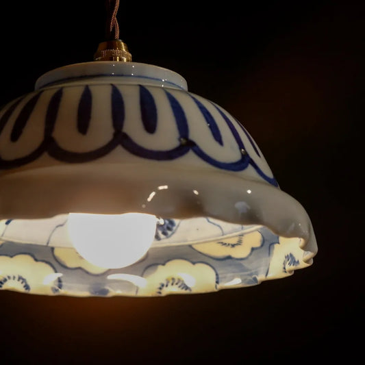 伊万里焼｜染付｜骨董｜ペンダントライト