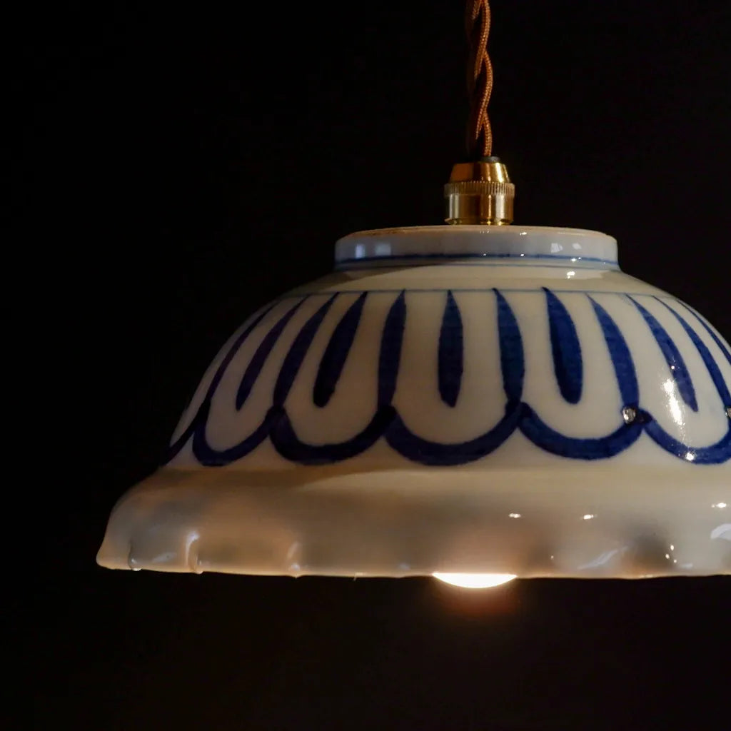 伊万里焼｜染付｜骨董｜ペンダントライト