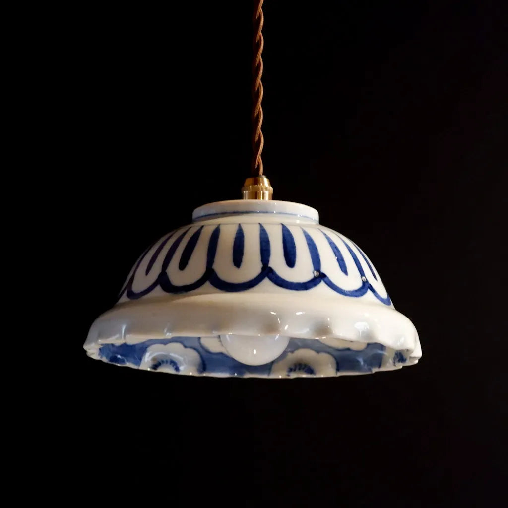 伊万里焼｜染付｜骨董｜ペンダントライト
