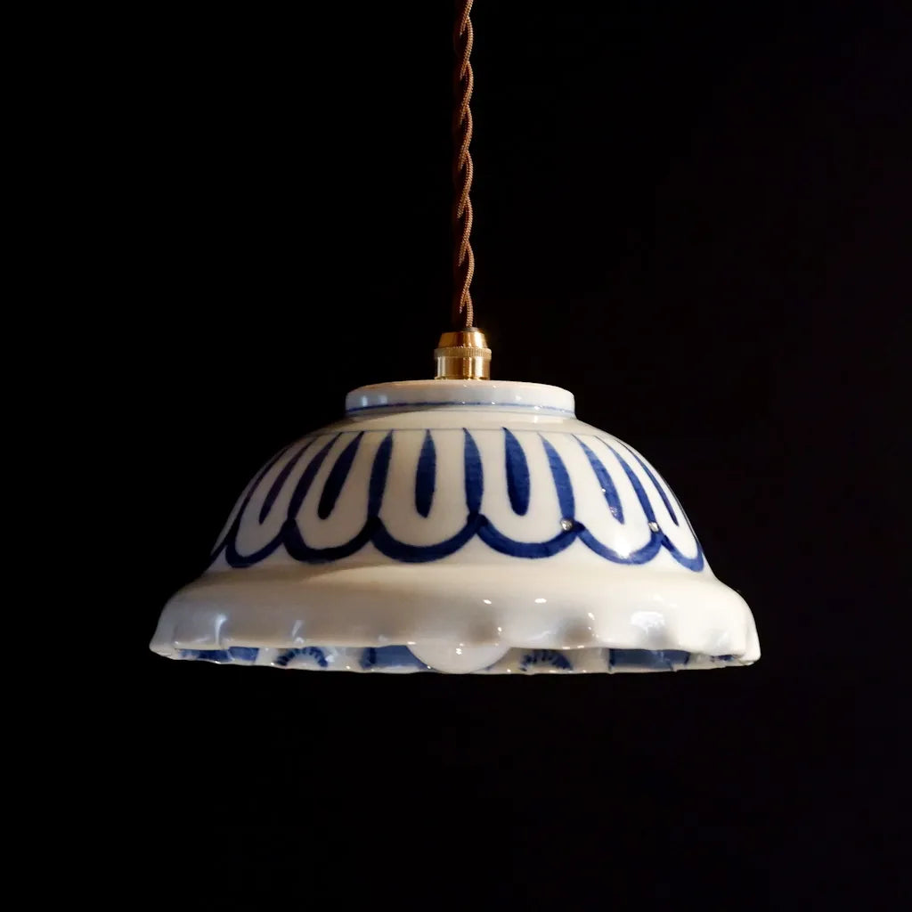 伊万里焼｜染付｜骨董｜ペンダントライト