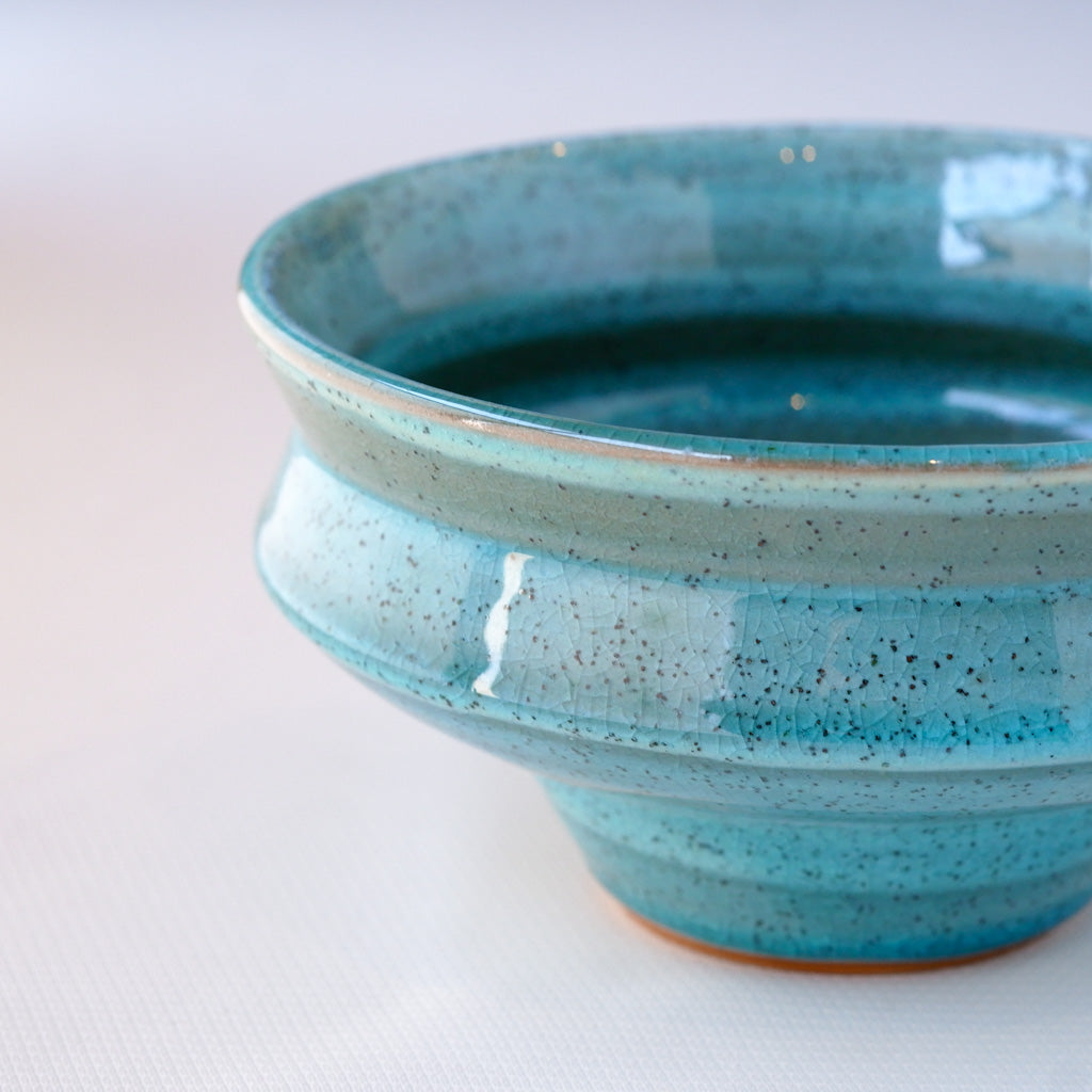 常滑焼｜都｜トルコ青釉｜ペンダントライト