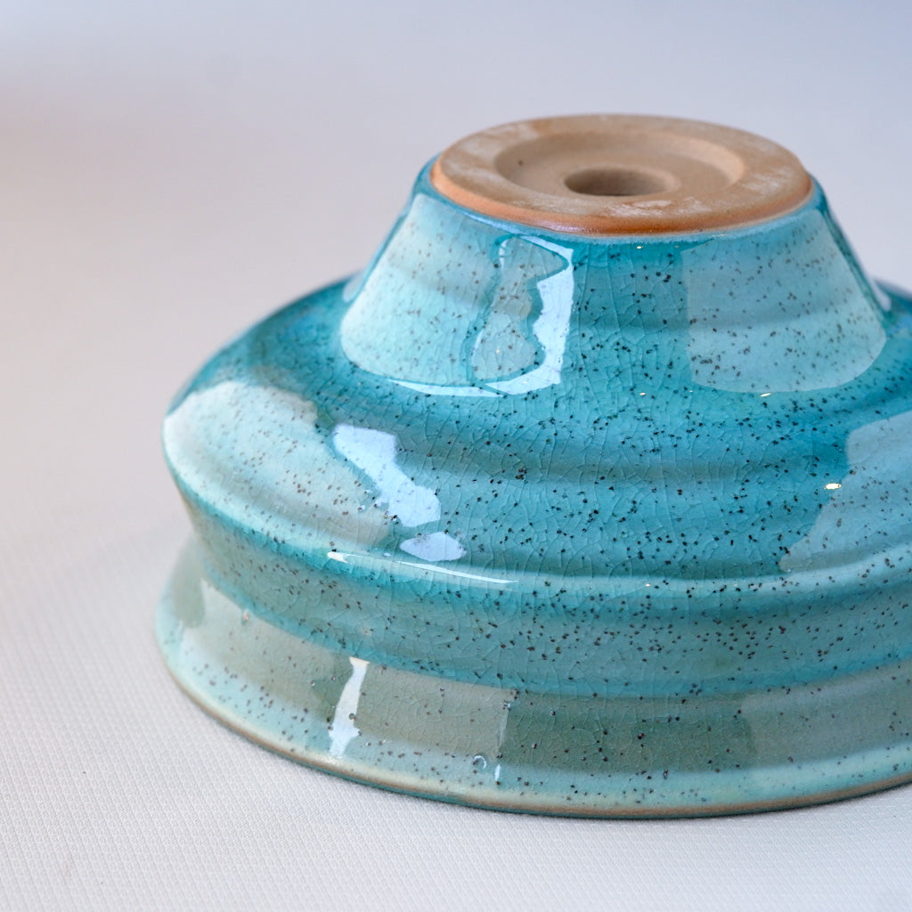 常滑焼｜都｜トルコ青釉｜ペンダントライト