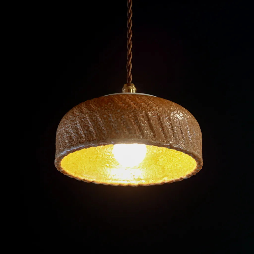 作地未詳｜美濃焼？｜志野｜ペンダントライト