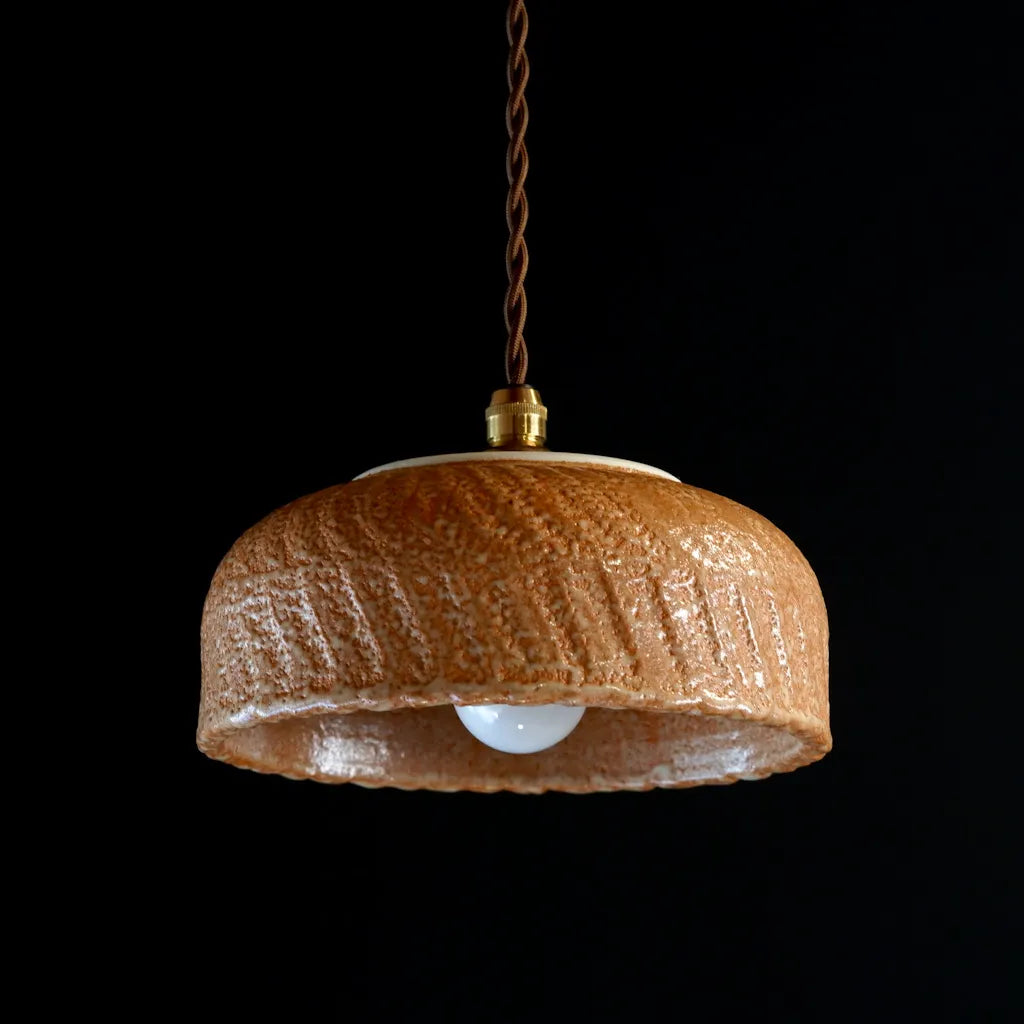 作地未詳｜美濃焼？｜志野｜ペンダントライト