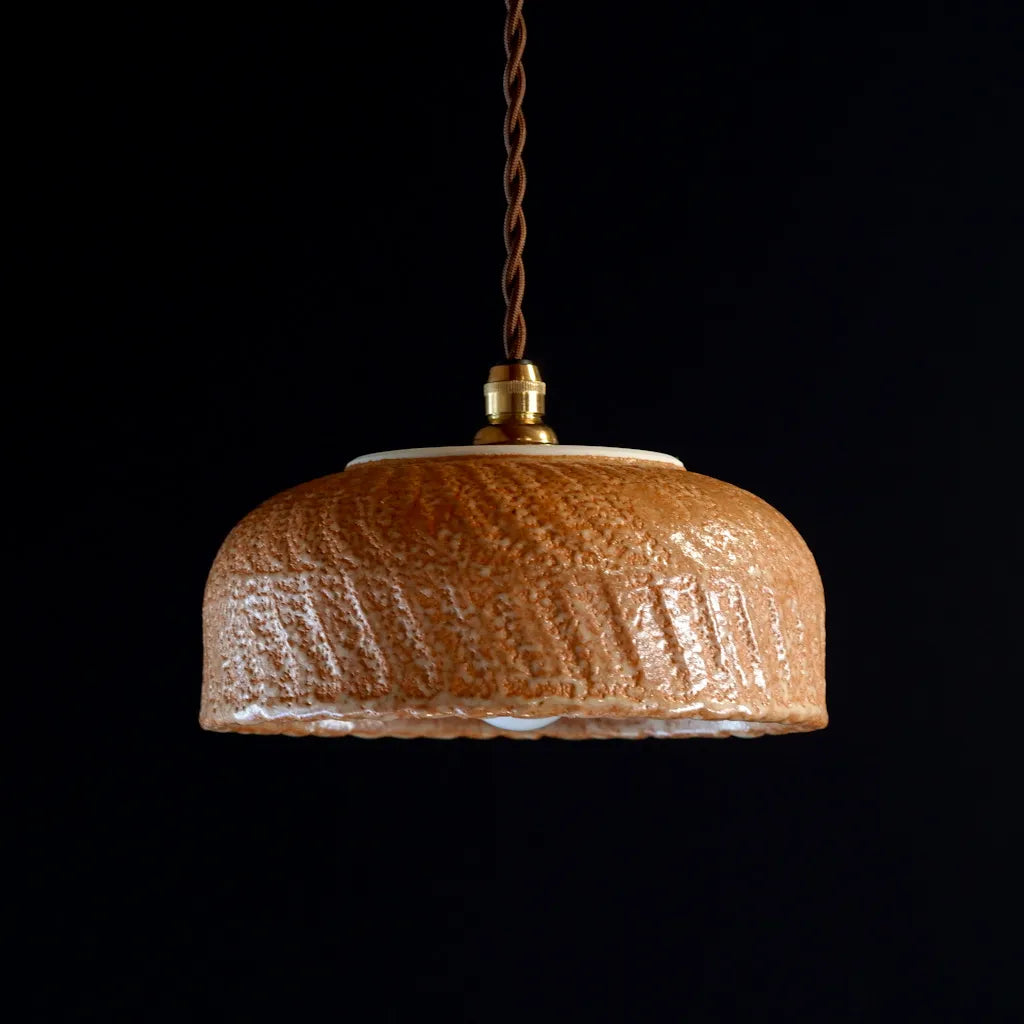 作地未詳｜美濃焼？｜志野｜ペンダントライト