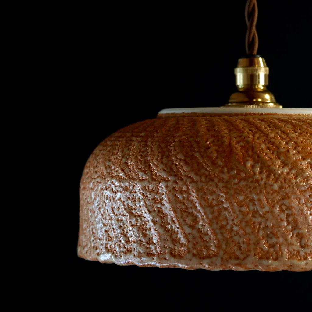 作地未詳｜美濃焼？｜志野｜ペンダントライト