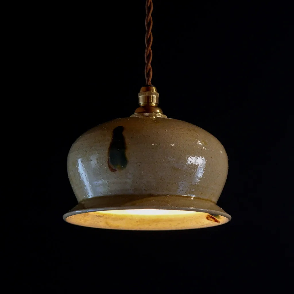 作地未詳｜建水｜こぼし｜ペンダントライト