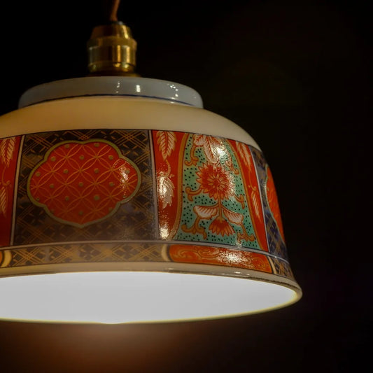 有田焼｜和光園｜フタ付き茶椀｜ペンダントライト