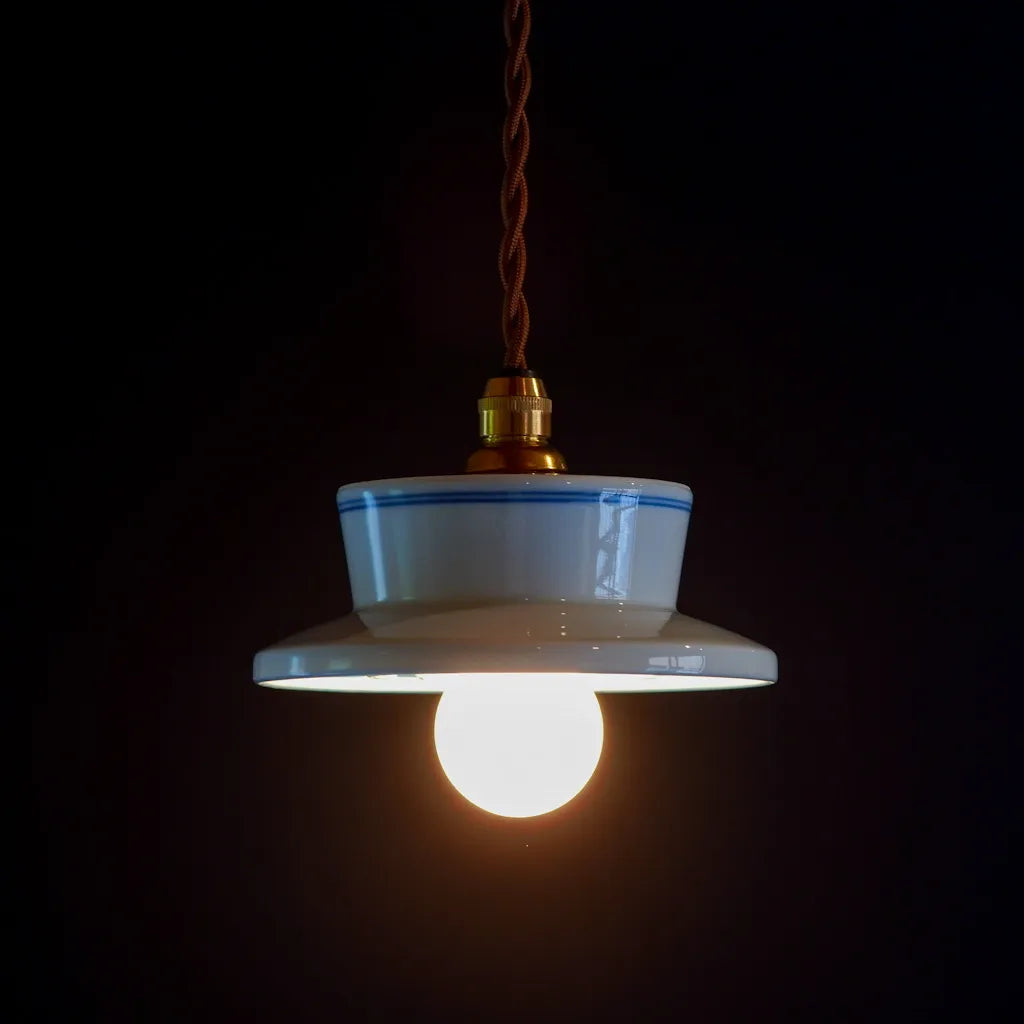 Arita ware | Golden green landscape | Pendant light