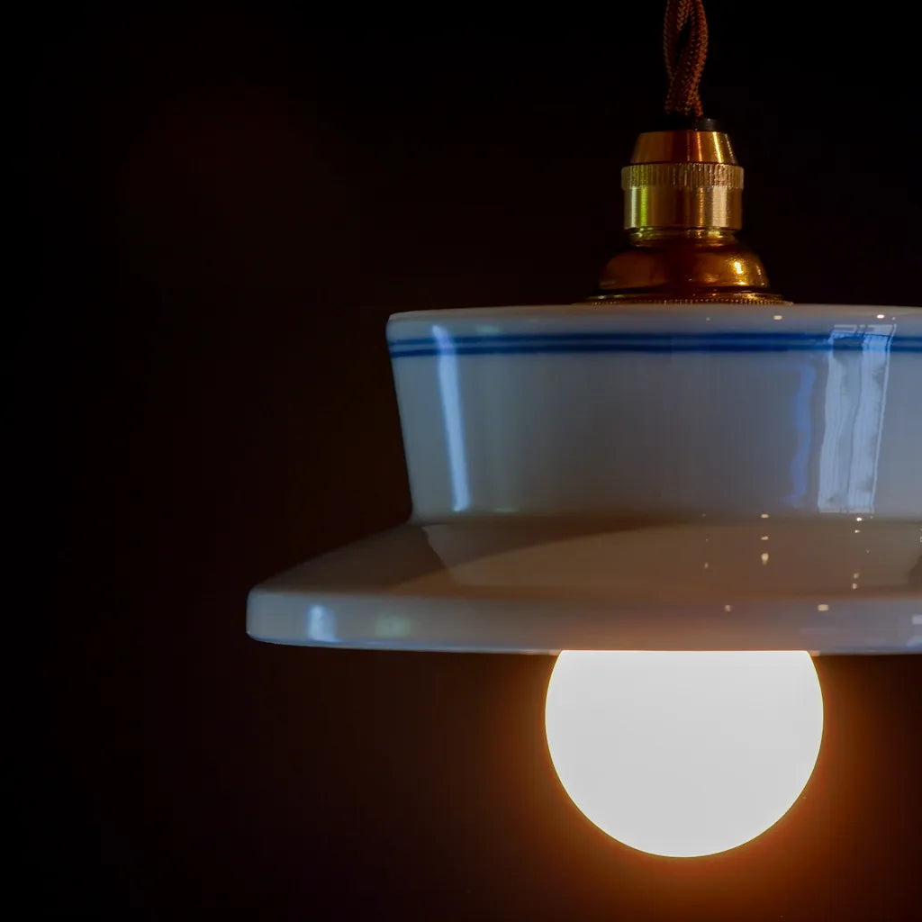 Arita ware | Golden green landscape | Pendant light
