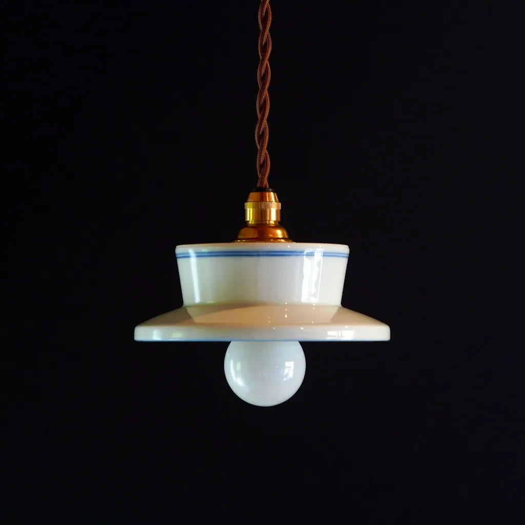 Arita ware | Golden green landscape | Pendant light
