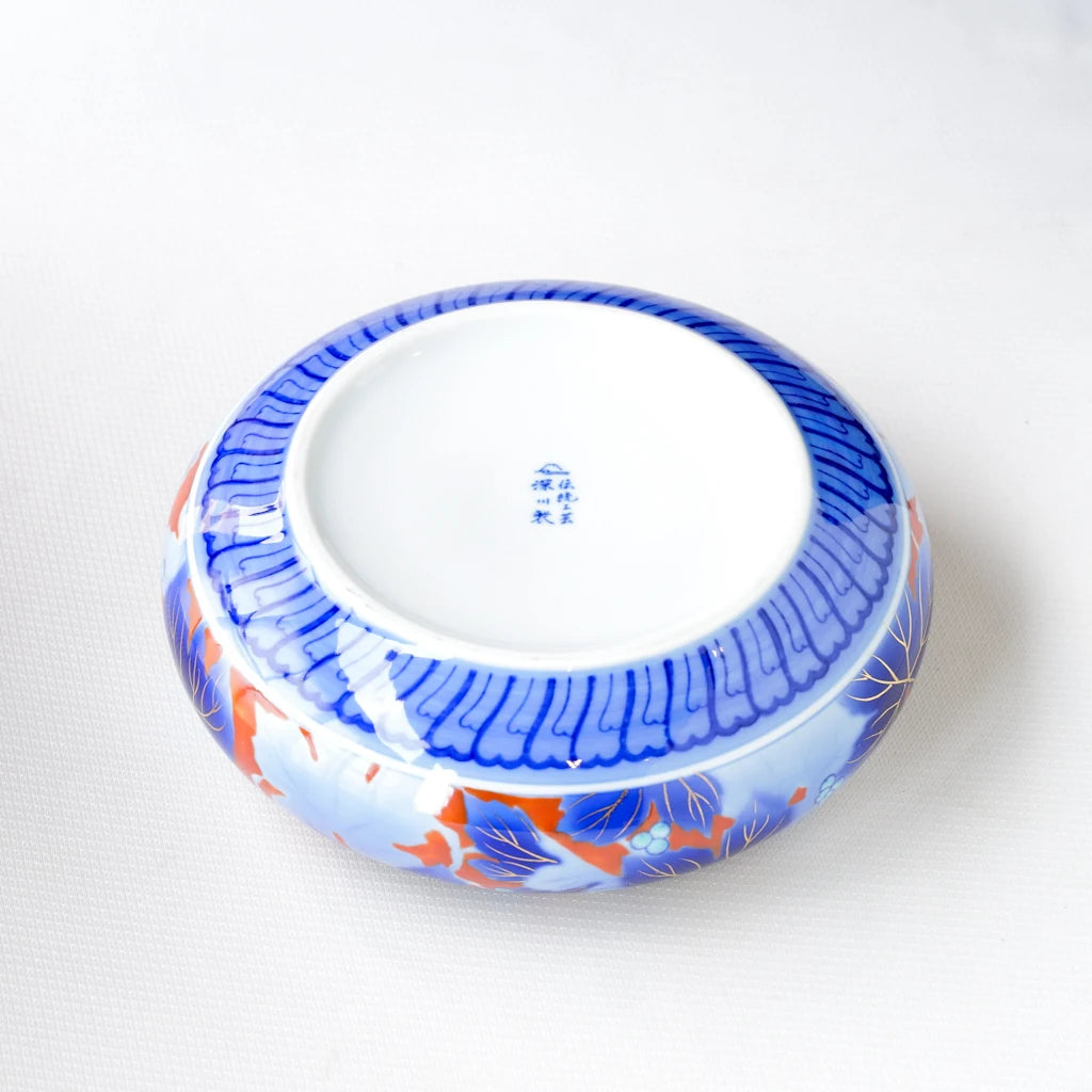 有田焼｜山葡萄図｜金彩｜ペンダントライト