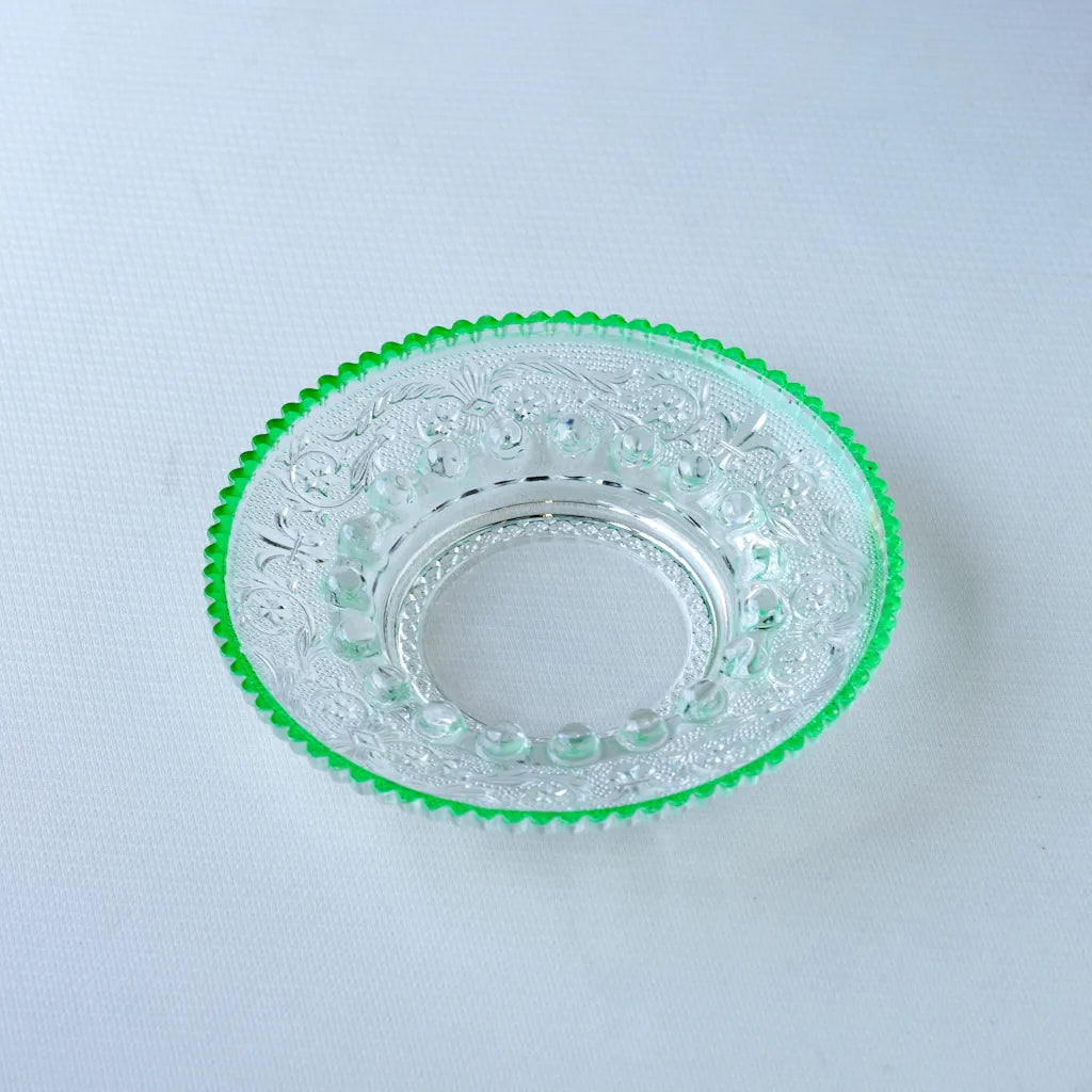 HASEGAWA GLASS｜エリザベス｜ガラス灰皿｜グリーン｜ペンダントライト150