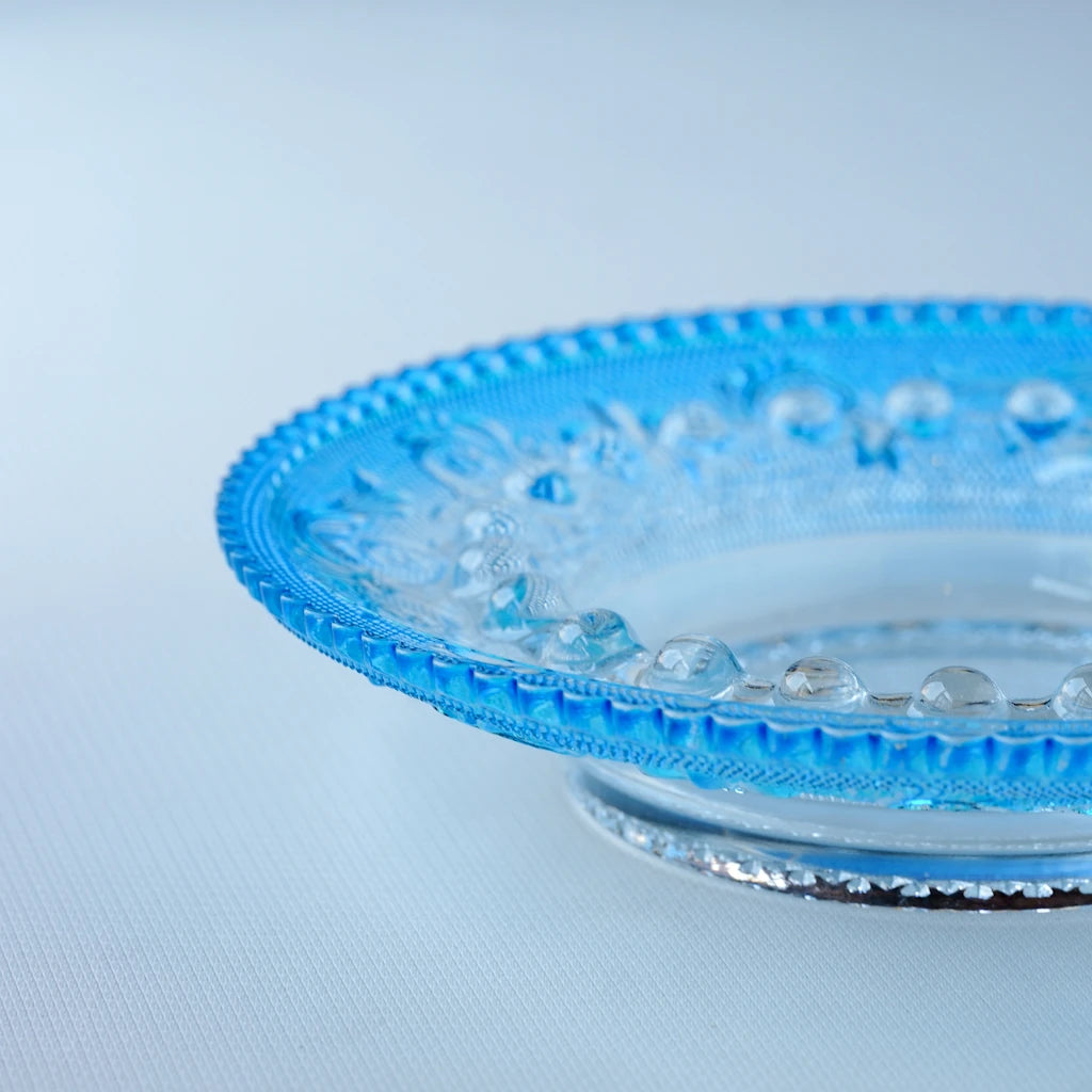 HASEGAWA GLASS｜エリザベス｜ガラス灰皿｜ブルー｜ペンダントライト205