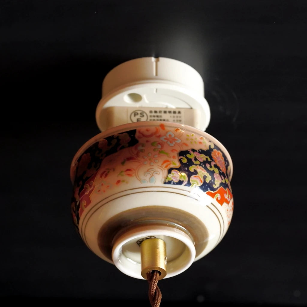 有田焼｜祥楽｜花文様｜シーリングカバー