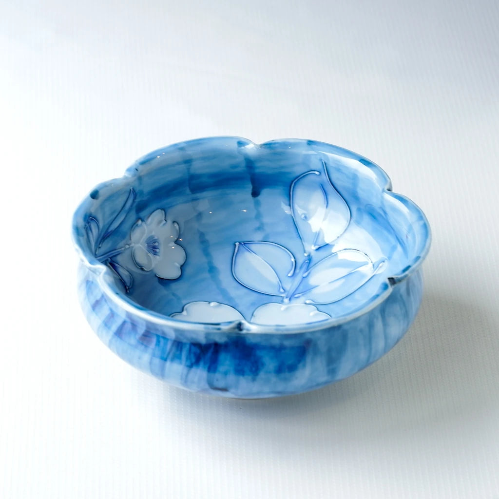 美濃焼｜水峰｜草花｜菓子鉢｜ペンダントライト