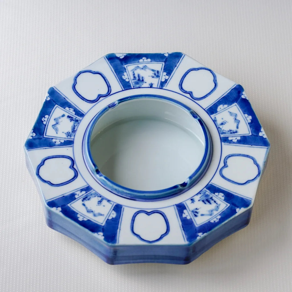 有田焼｜龍｜十角｜山水図｜ペンダントライト