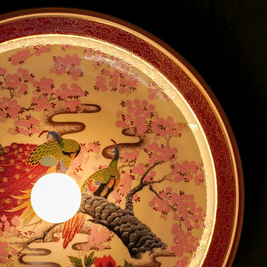 九谷焼｜明陶｜桜孔雀｜ブラケットライト