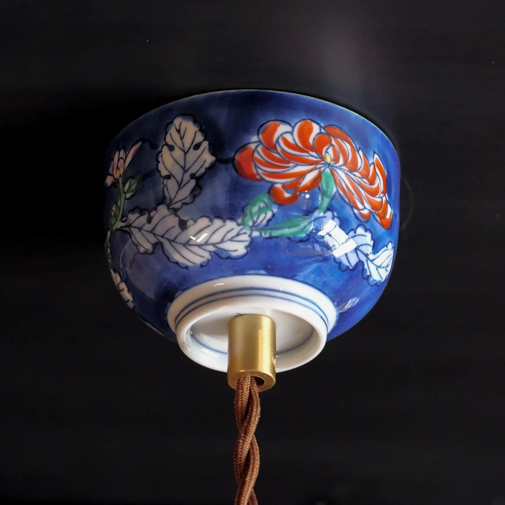 有田焼｜華山｜藍・花｜シーリングカバー