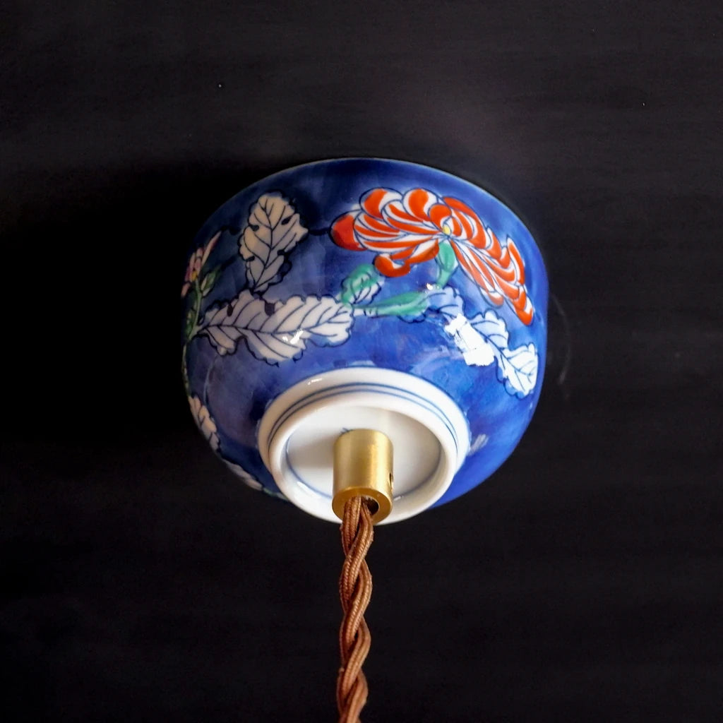 有田焼｜華山｜藍・花｜シーリングカバー