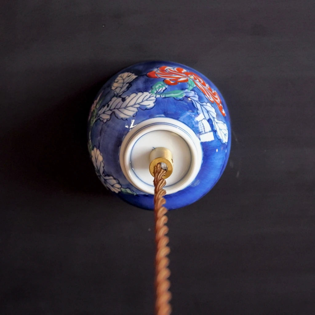 有田焼｜華山｜藍・花｜シーリングカバー