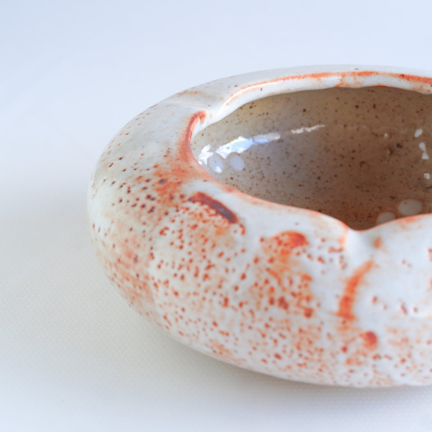 作地未詳｜美濃焼(?)｜土｜鉄点｜ペンダントライト