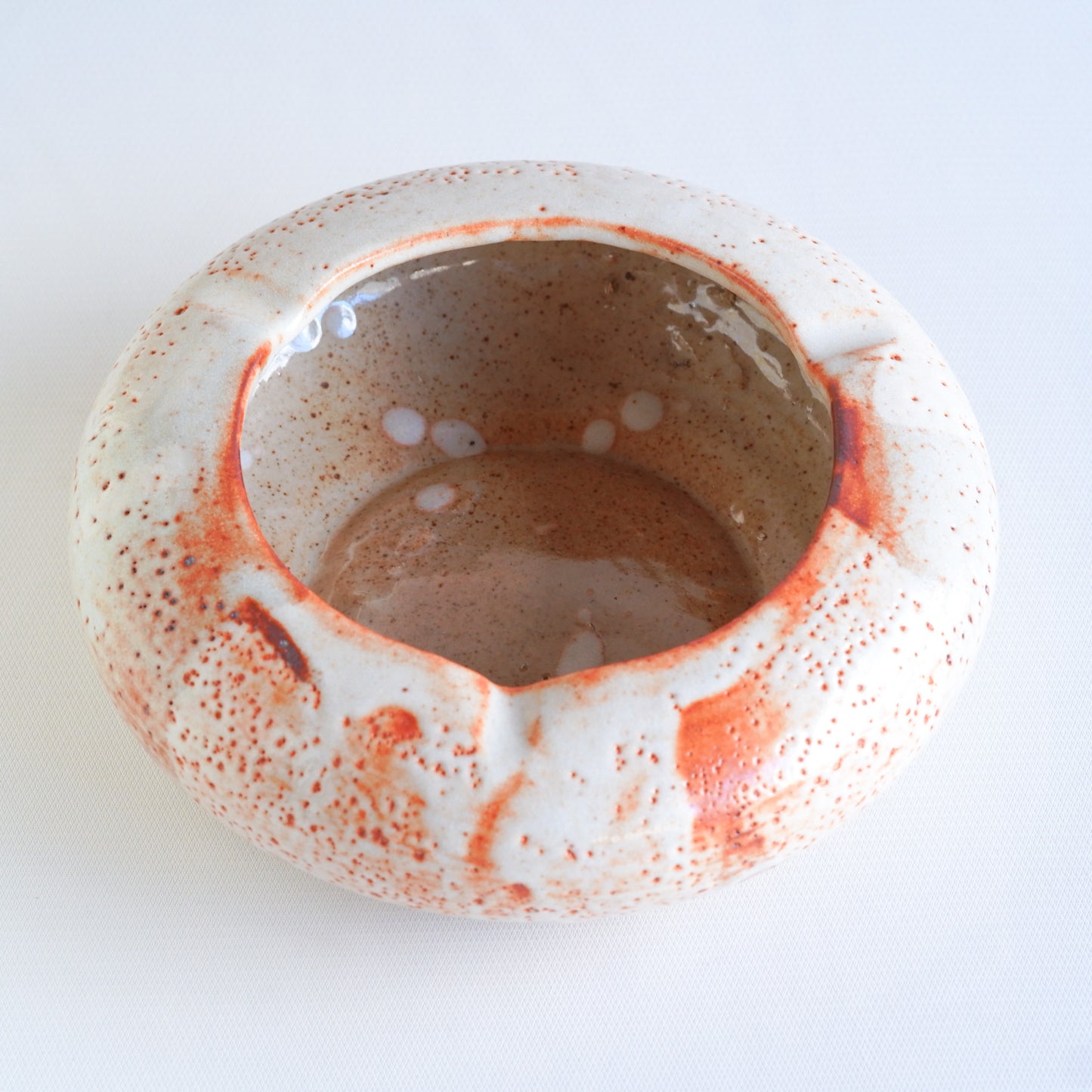 作地未詳｜美濃焼(?)｜土｜鉄点｜ペンダントライト