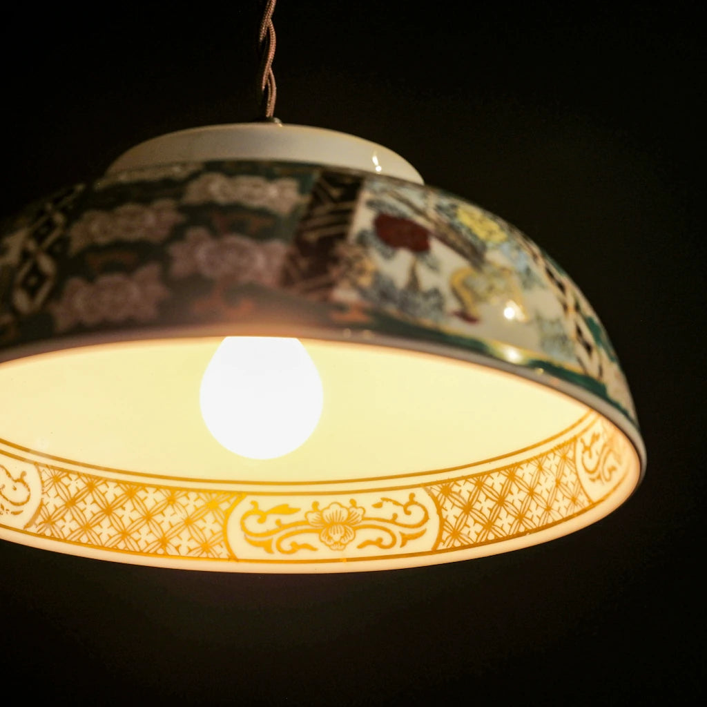 有田焼｜GOLD IMARI｜花鳥図｜ペンダントライト